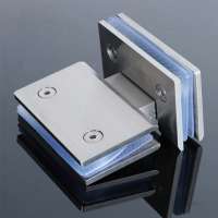 Manufacturer High Quality 180 Degree Spring Hinge Bathroom Glass Clip Clamp Low Price