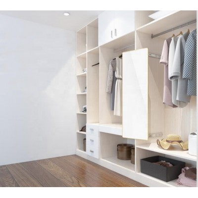 Wardrobe Cabinet Concealed Rotating Dressing Folding Telescopic Push Pull Mirror